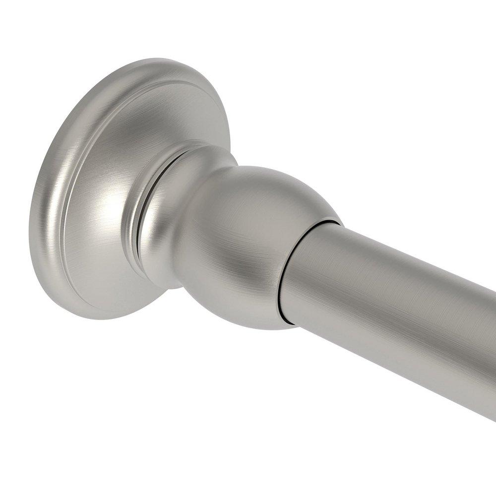 Ginger Satin Nickel Shower Rod Bracket 