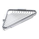Ginger Polished Chrome 11-11/16 x 9 in. Deep Corner Basket 