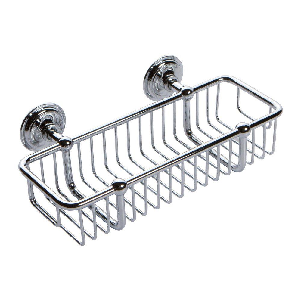 Polished Chrome 10-5/8 in. Toiletry Basket 