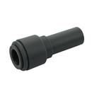 1/2 x 3/8 in. OD Stem x Push 150# Acetal Bulkhead Reducer in Grey