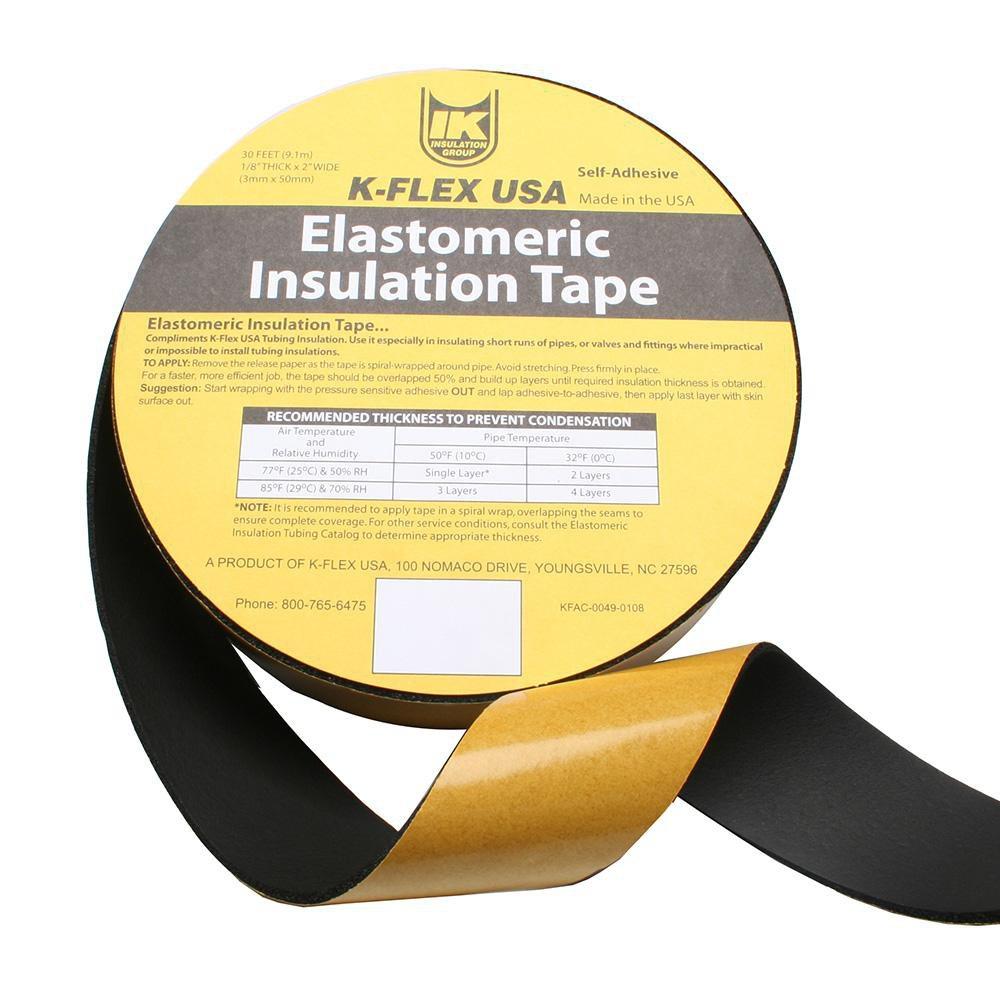 Jones Stephens Black 30 ft. x 2 in. Foam Insulation Tape 
