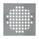 4-1/4 in. Cast Square Coverall Strainer in Chrome Plated