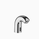 0.5 gpm Plug In Sensor Bathroom Sink Faucet with 4 in. Trim Plate & Below Deck Manual Mixing Valve in Polished Chrome