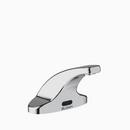 0.5 gpm Battery Powered Sensor Bathroom Sink Faucet with Back Check Tee in Polished Chrome