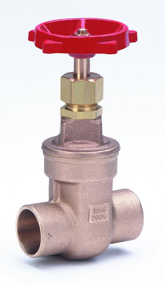 Milwaukee Valve Bronze Solder Gate Valve 