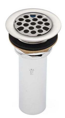 Strainer with 1-1/2 x 4 in. Tailpiece Polished Chrome