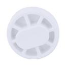 White PVC DWV Flush Cleanout Plug 