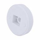 White PVC DWV Flush Cleanout Plug 