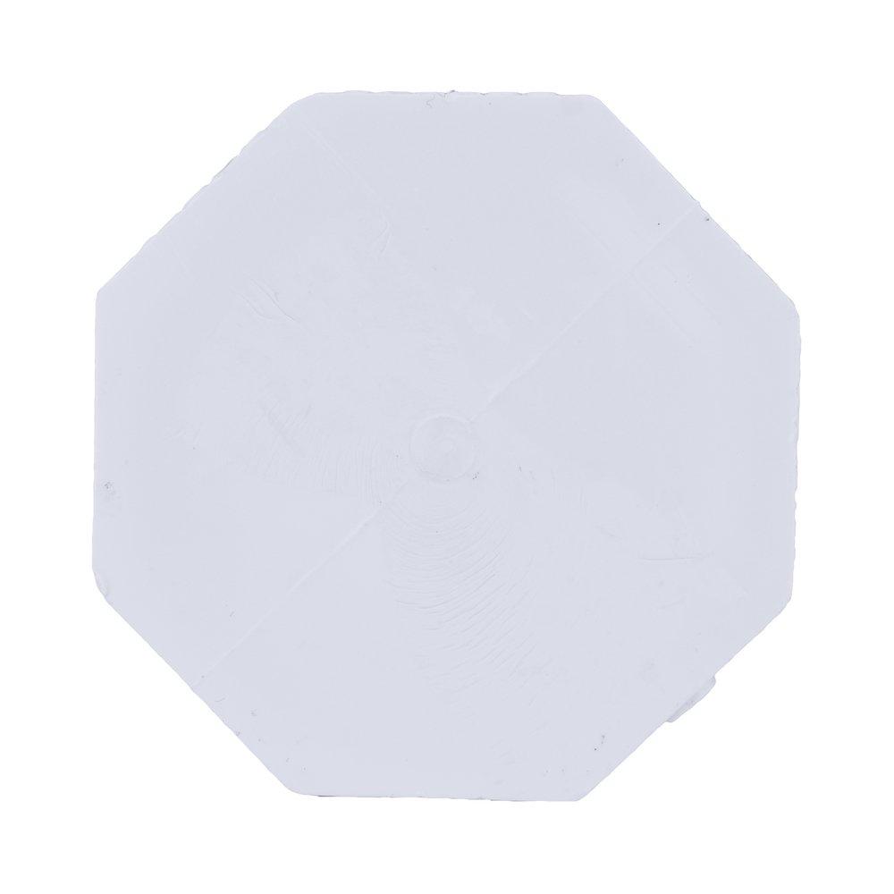 White PVC DWV Flush Cleanout Plug 