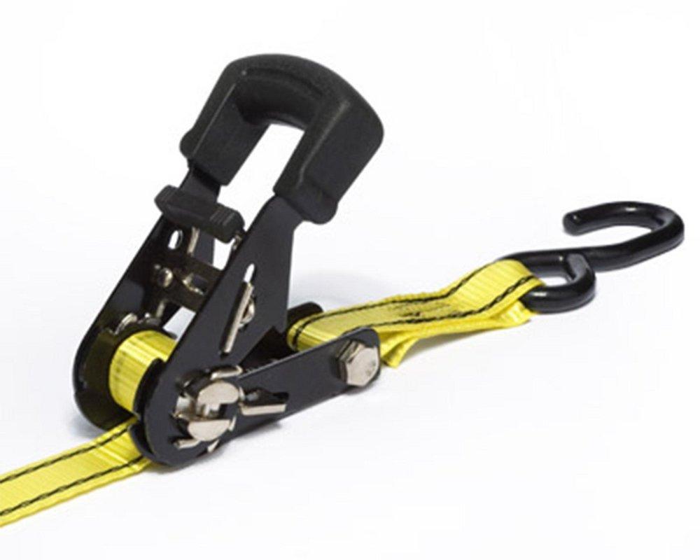 USA Products Yellow 1 in. Ratchet chet Tie Down Strap 