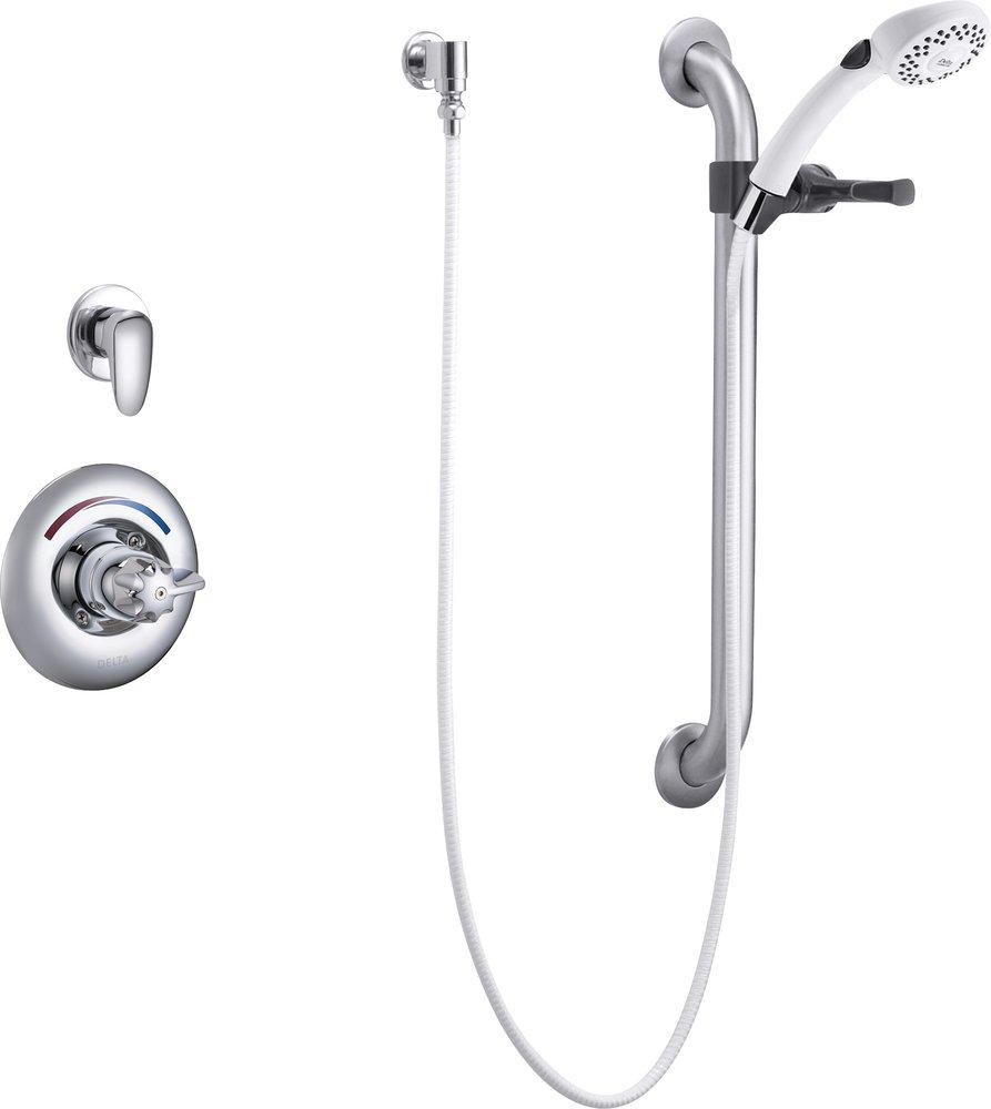 Delta Faucet Lumicoat Chrome Single Handle Single Function Shower Faucet (Trim Only) 
