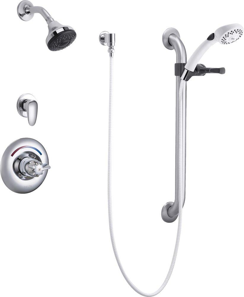 Delta Faucet Chrome 1.5 gpm Single Lever Handle Shower Trim Only (Trim Only) 