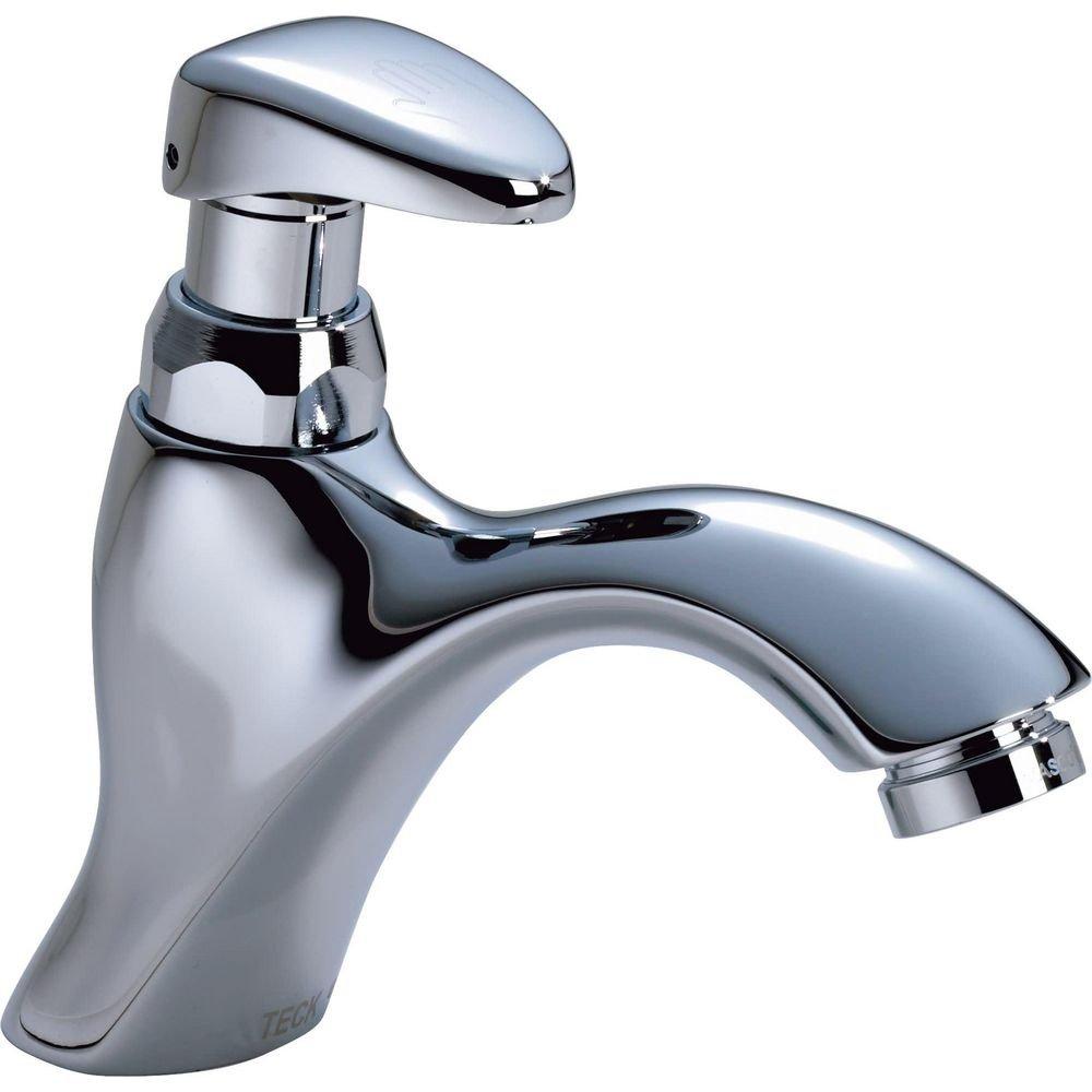 Delta Faucet Chrome Single Handle Lever Deck Mount Service Faucet 