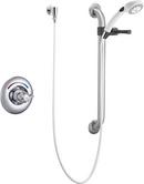 Single Handle Dual Function Shower System in Polished Chrome Plated