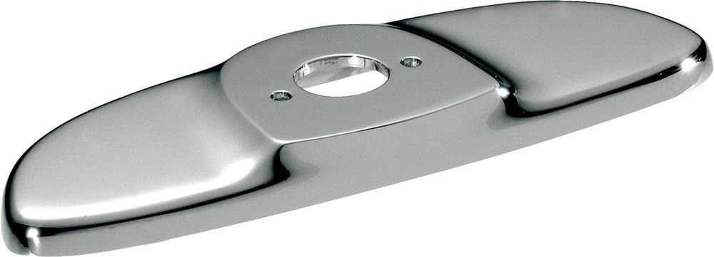 Delta Faucet Chrome Plated 7-3/5 in. Cast Brass Cover Plate 