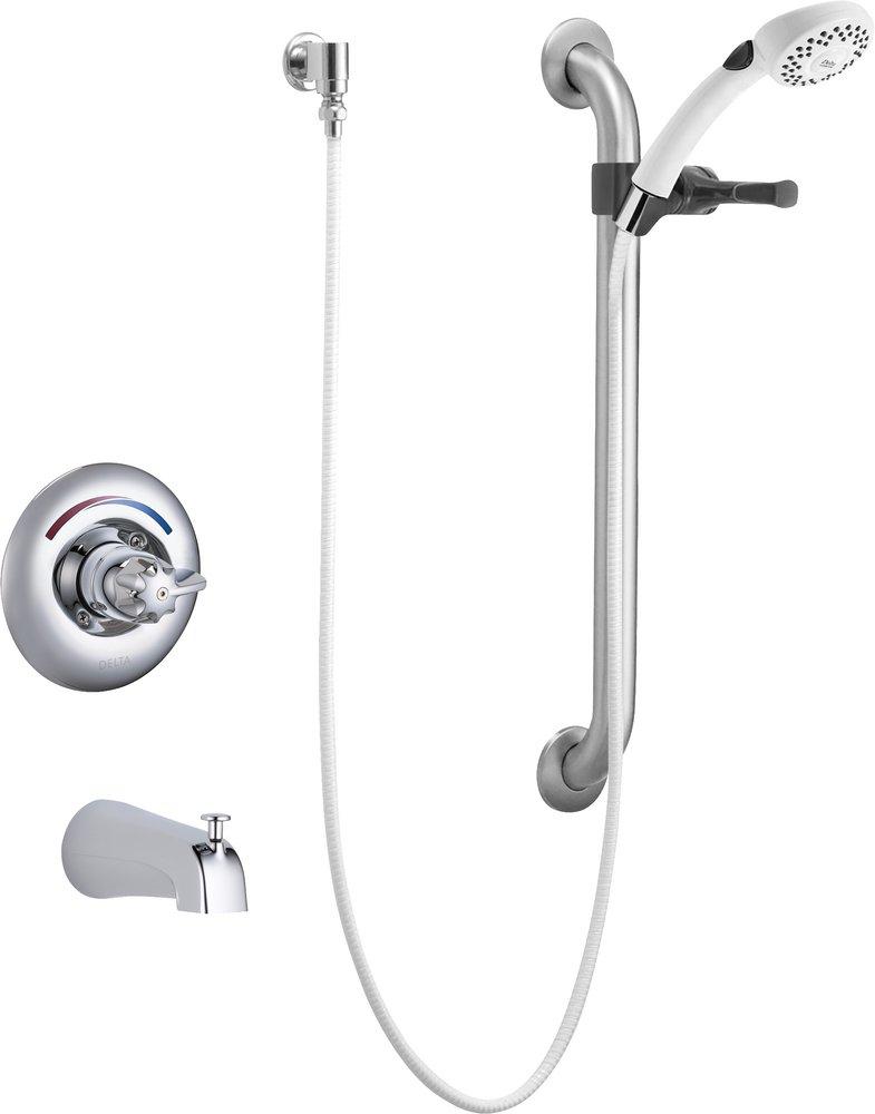 Delta Faucet Chrome Single Handle Single Function Bathtub & Shower Faucet (Trim Only) 