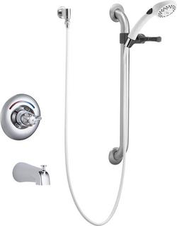 One Handle Single Function Bathtub & Shower Faucet in Chrome (Trim Only)