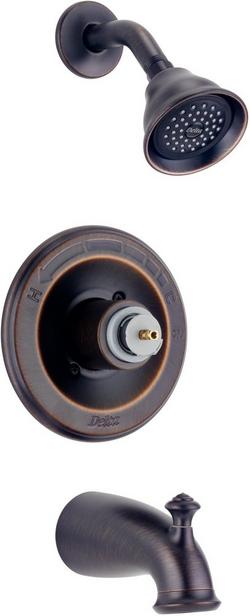 Single Handle Bathtub & Shower Faucet in Venetian Bronze Trim Only
