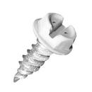 Malco White 8 mm Zinc Plated Hex Washer Head Self-Drilling & Tapping Screw 
