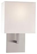 7-1/2 in. 1-Light Wall Sconce in Brushed Nickel