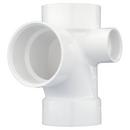 3 in. PVC DWV Sanitary Tee with 1-1/2 in. Right Side Inlet