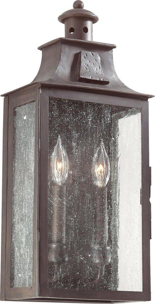 Troy-CSL Lighting Old Bronze 2-Light Exterior Wall Sconce 