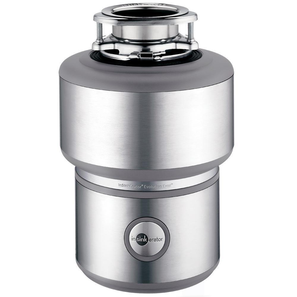InSinkErator® Stainless Steel/Light Grey Continuous Feed Garbage Disposal with Power Cord and SoundSeal Technology 