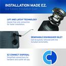 InSinkErator&reg; Black Enamel 1725 RPM Garbage Disposal in Black Enamel 