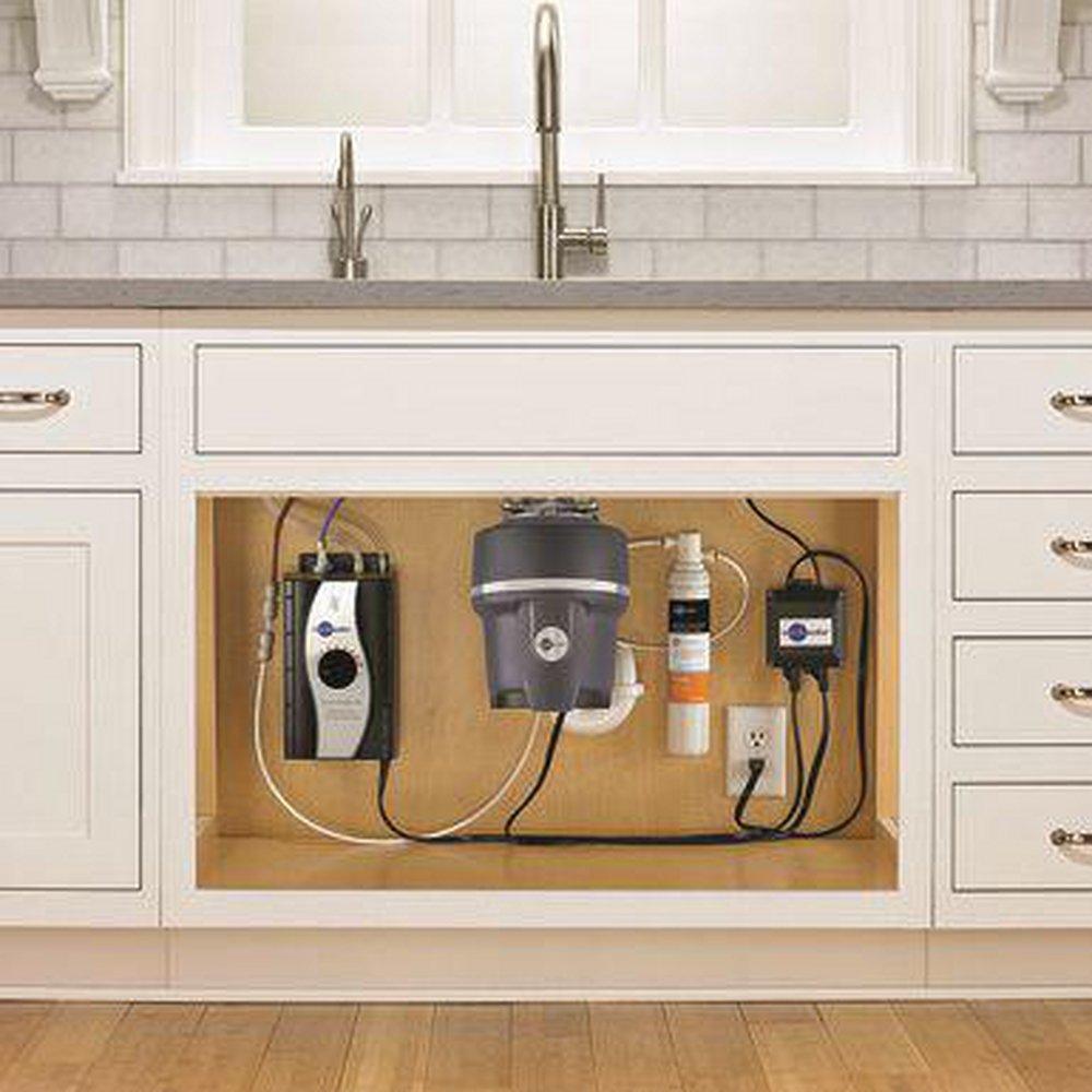 InSinkErator® Grey/Black Continuous Feed Garbage Disposal with Power Cord 