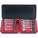 13-Piece Reversible Ratcheting Combination Wrench Set