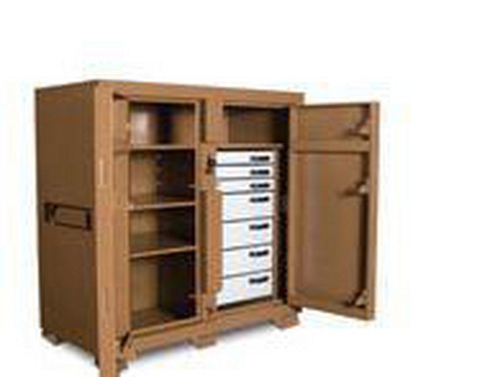 Knaack Tan Cabinet with Drawer 