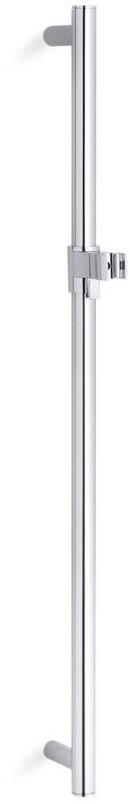 KOHLER Polished Chrome 30 in. Shower Rail 