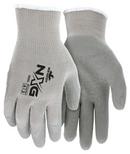 L Size Polyester and Cotton Blend Gloves in Grey
