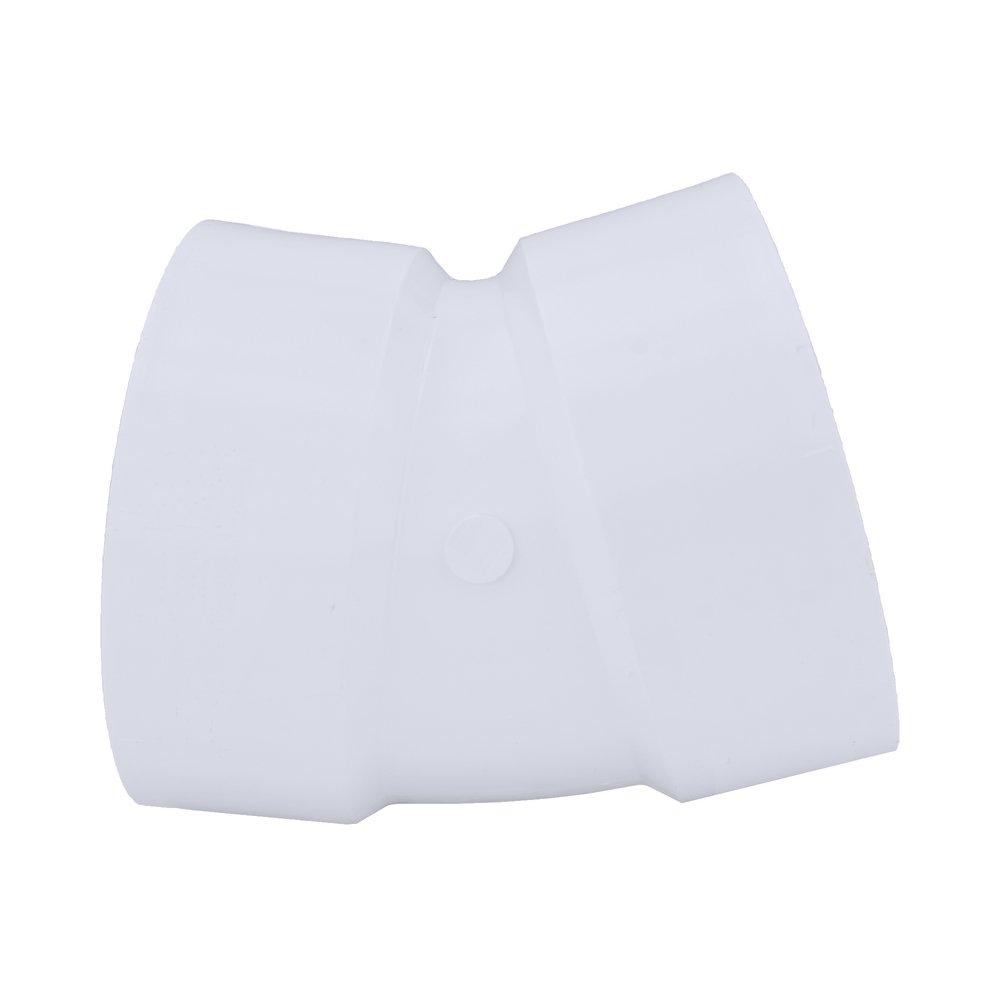 White PVC DWV 22-1/2&deg; Elbow 