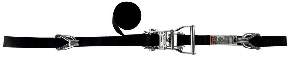 Lift-All&reg; Yellow 1 in. Polyester Ratchet Assembly Hook and Keeper 