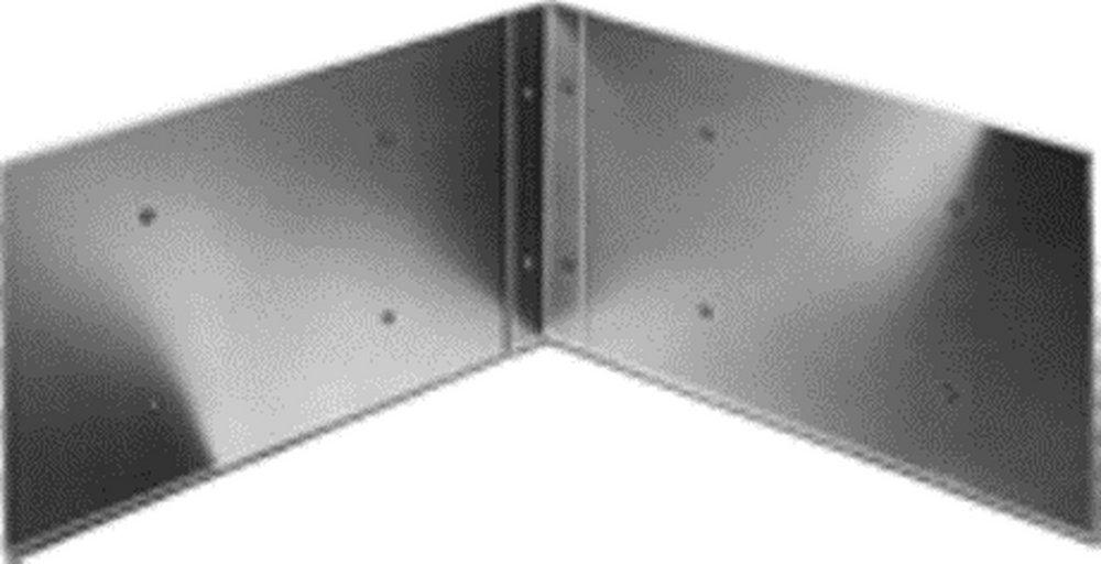 Stern-Williams Stainless Steel 36 in. Plus Corner Bracket 2-Panel 