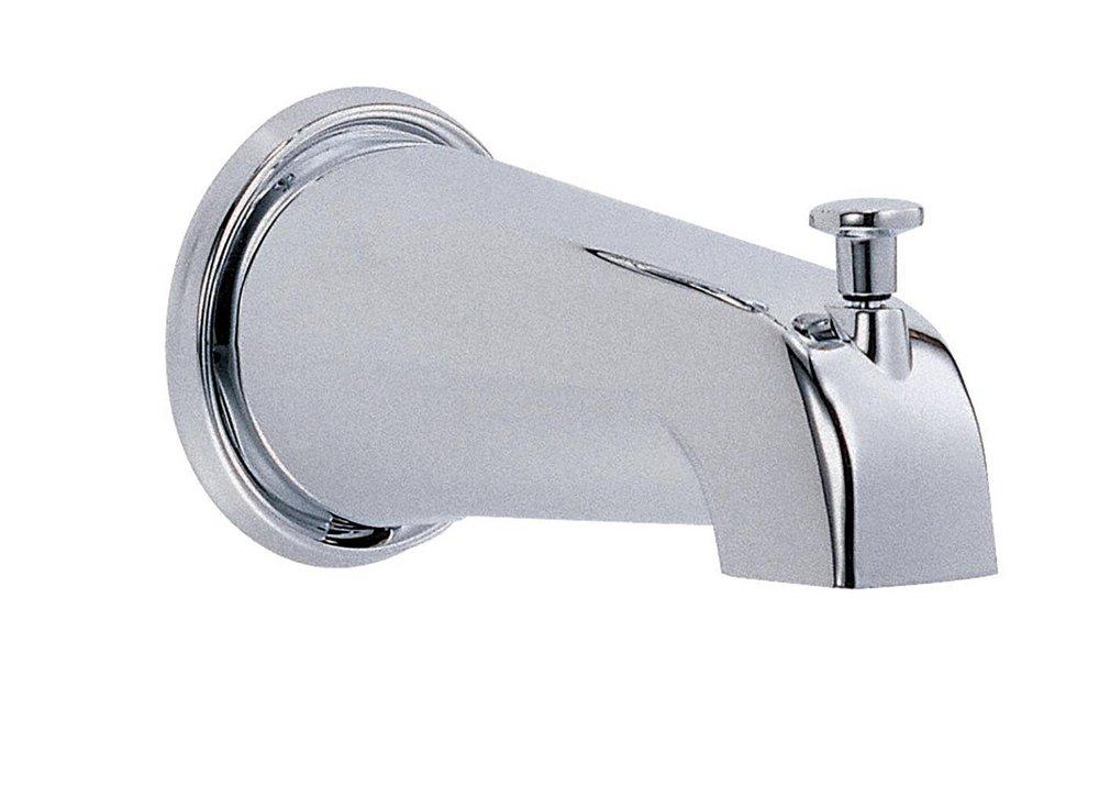 Gerber Plumbing Polished Chrome 8 in. Wall Mount Tub Spout with Diverter 