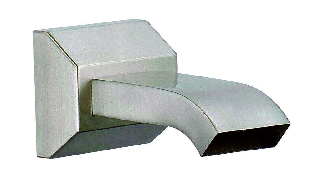 Gerber Plumbing Brushed Nickel 7 in. Wall-Mounted Tub Spout 