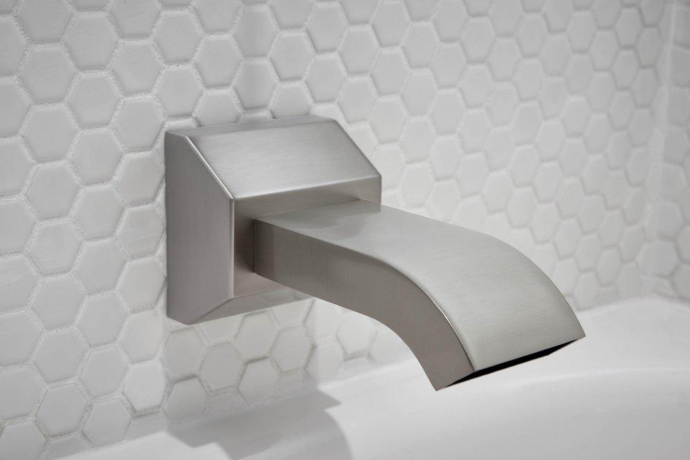 Gerber Plumbing Chrome 7 in. Wall-Mounted Tub Spout 