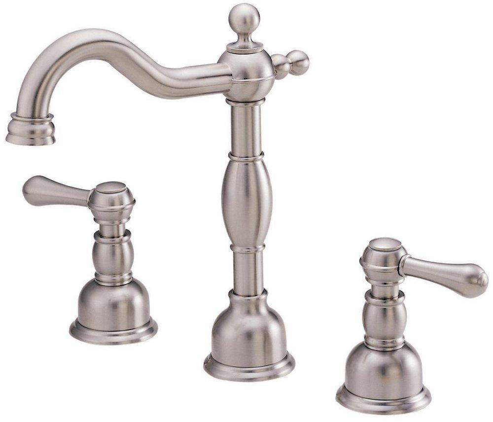 Gerber Plumbing Brushed Nickel 3-Hole Roman Tub Faucet Trim with Double Lever Handle 