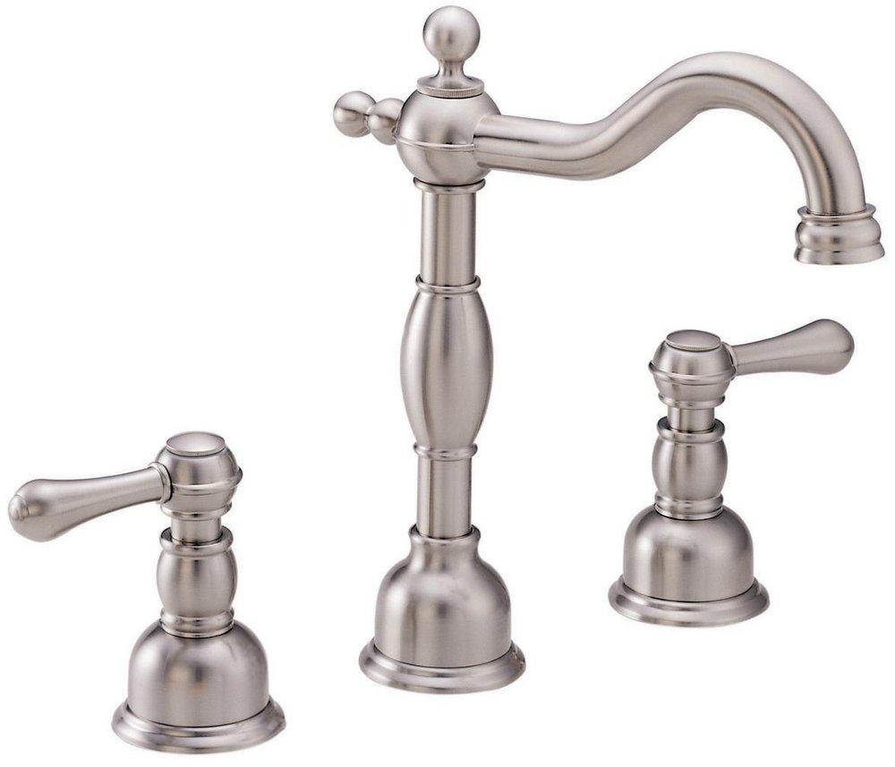 Gerber Plumbing Brushed Nickel 3-Hole Roman Tub Faucet Trim with Double Lever Handle 