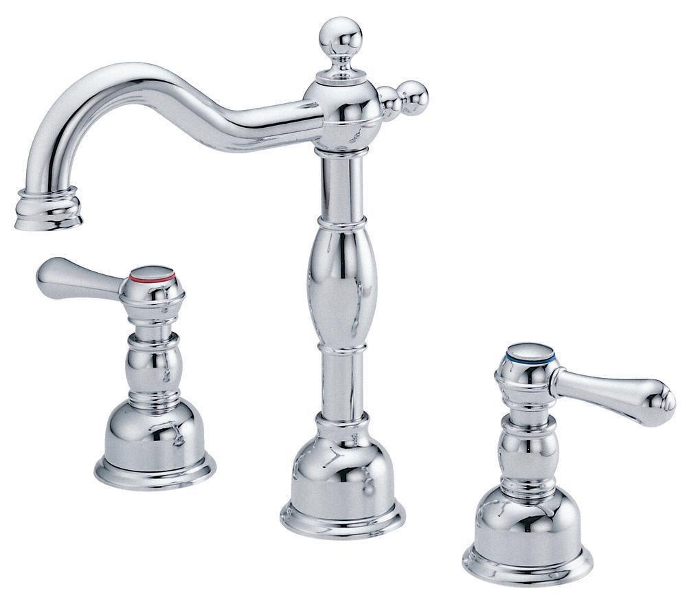 Gerber Plumbing Chrome 3-Hole Roman Tub Faucet Trim with Double Lever Handle 
