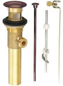 1- 1/2 in. Metal Pop-Up Drain Assembly with Lift Rod and Overflow Oil Rubbed Bronze