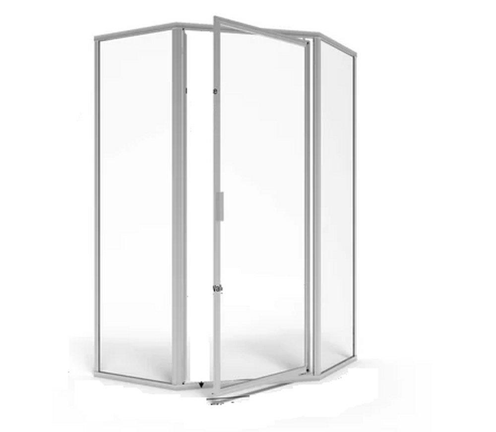 Basco Shower Enclosures Silver 68-1/2 x 26-1/2 in. Tub and Shower Door with Obscure Glass 