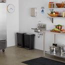 Elkay Buffed Satin 17 x 16 in. Stainless Steel complete Hand Wash Sink 