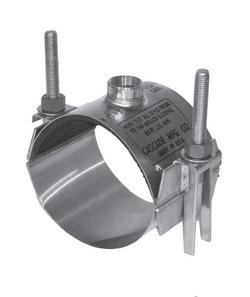 6 x 1 in. CC Stainless Steel Single Strap Saddle