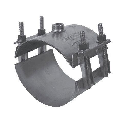 Cascade Waterworks 10 in. CC Stainless Steel Double Strap Saddle 