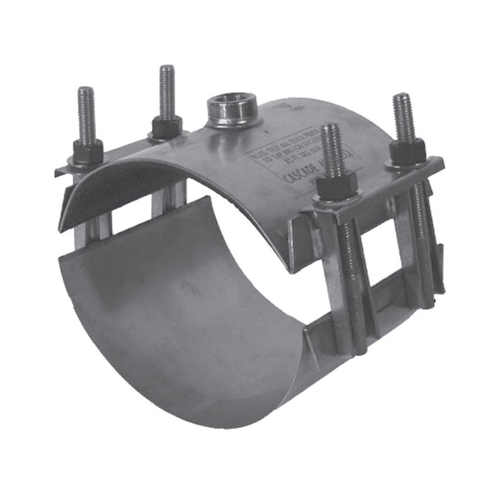 Cascade Waterworks 10 in. CC Stainless Steel Double Strap Saddle 