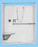 Clarion Bathware White 33-3/4 x 63 x 78 in. Alcove Shower Unit 