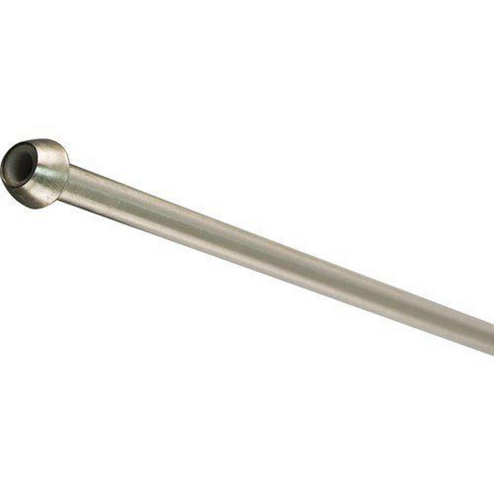 Signature Hardware Brushed Nickel 3/8 in. 20 in. Bullnose Water Supply Tube 